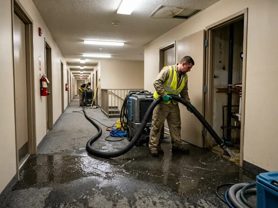 multi-unit-apartment-hallway-f-005 — frequently asked questions, Emergency Burst Pipe Water Extraction & Removal in Irvingto…